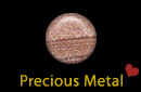 Precious Metal  Sheer Shimmery Metallic Gray Brown